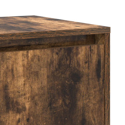 Gerookt Eiken Dressoir Gerookt Eiken Bewerkt Hout 120 X 41 X 75 Cm