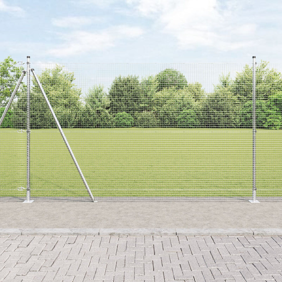 Gelaste Draadhek Met 13 Flanged Posts 1.4X50 M Gegalvaniseerd Staal Gegalvaniseerd Staal