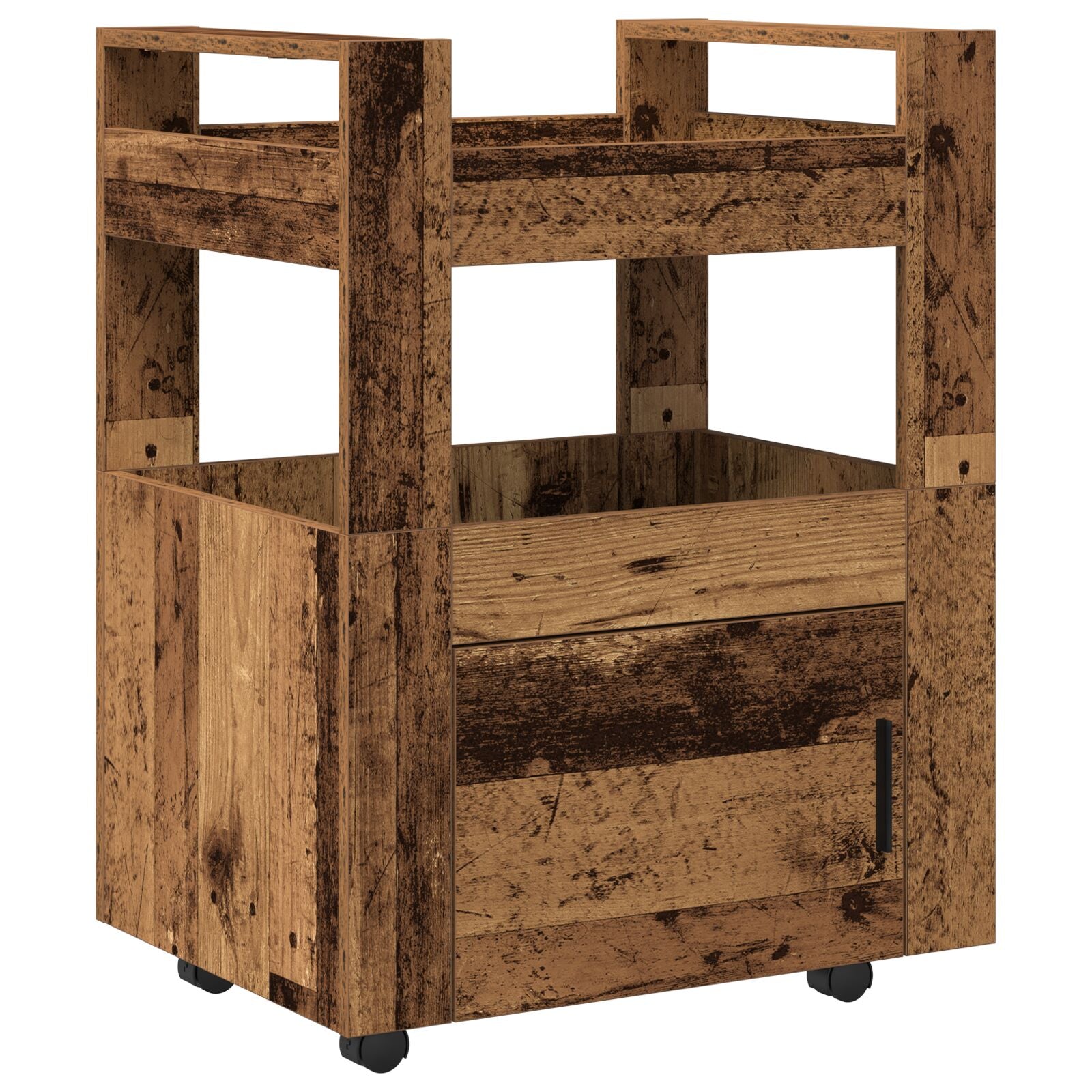 Keuken Trolley 60X45X80 Cm Bewerkt Hout Oude Hout