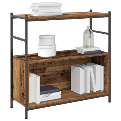 Boekenkast 80X30X Engineered Hout 78,5 cm Gerookt eiken