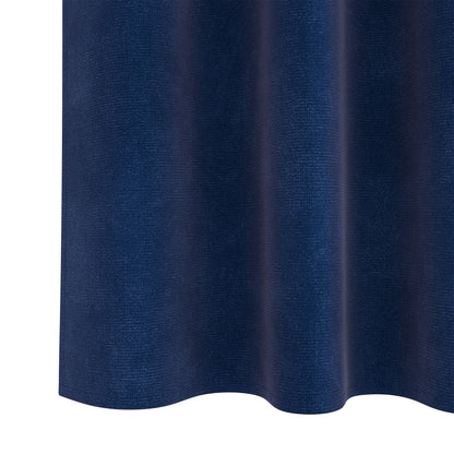 Zwarte Luxe Gordijnen Met Top Tape 2 Stuks Donkerblauw Fluweel Marineblauw 140 x 245 cm met ingestikte tape