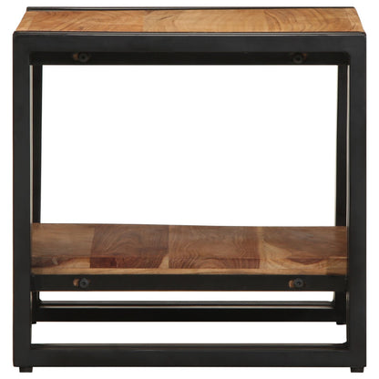 Salontafel 40X50X38 Cm Massief Acaciahout 40 x 40 x 38 cm Gerecycled hout