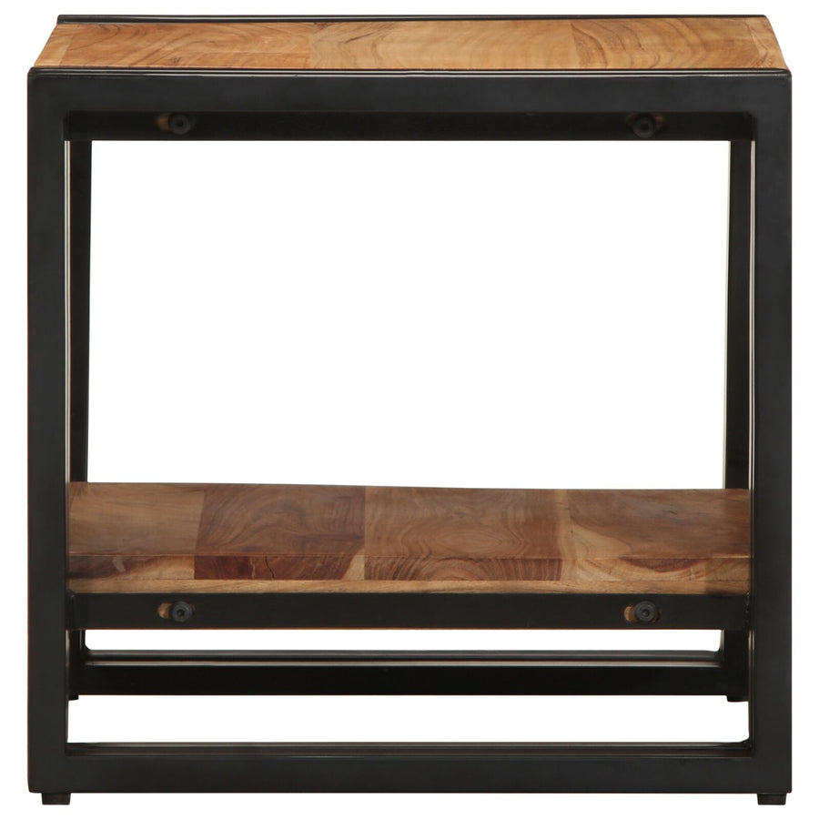 Salontafel 40X50X38 Cm Massief Acaciahout 40 x 40 x 38 cm Gerecycled hout