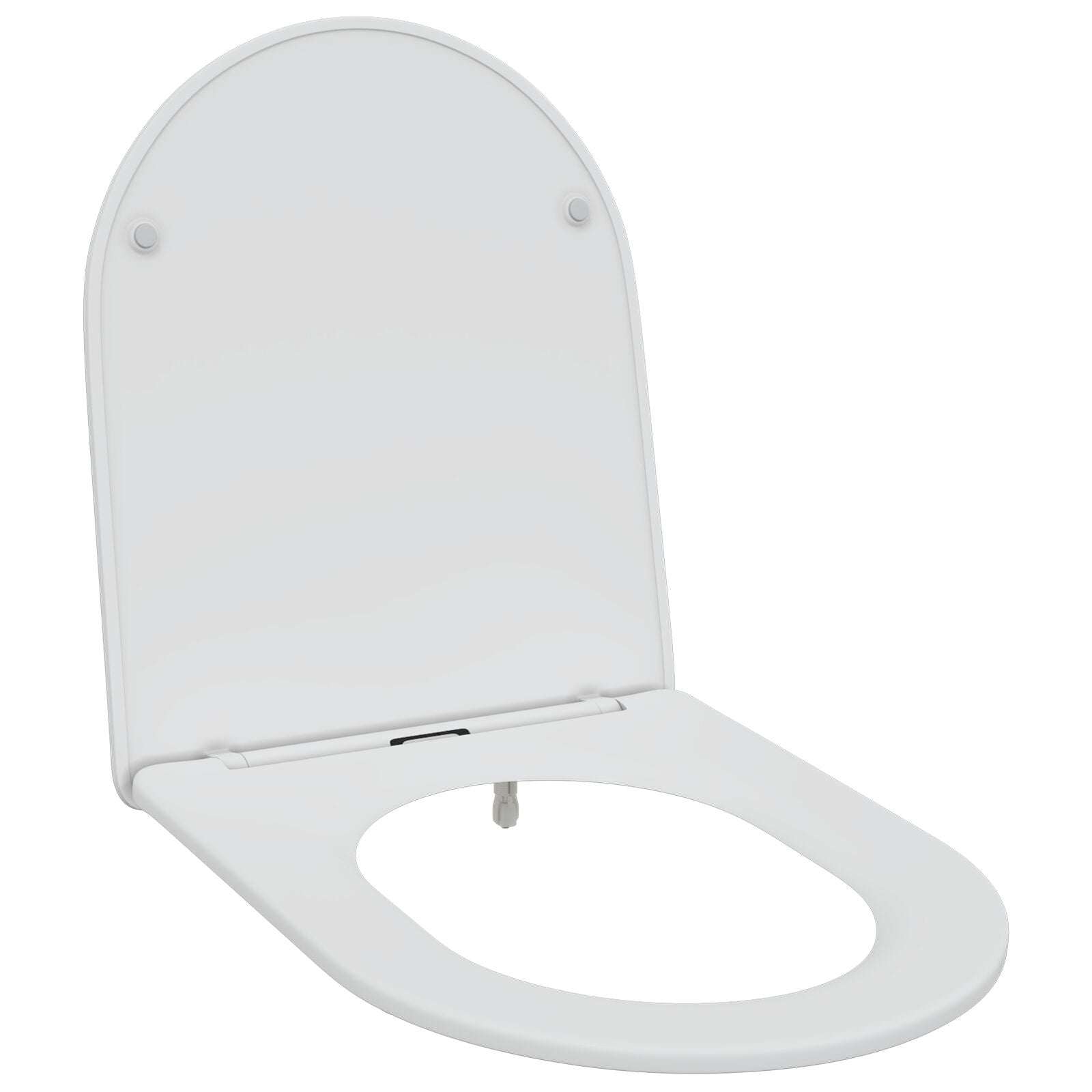 Snelle Ontgrendel Toiletbril Met Soft Close Duroplast Wit