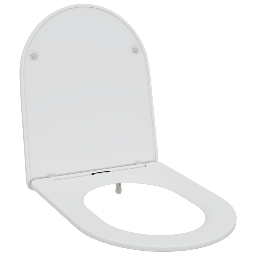 Snelle Ontgrendel Toiletbril Met Soft Close Duroplast Wit