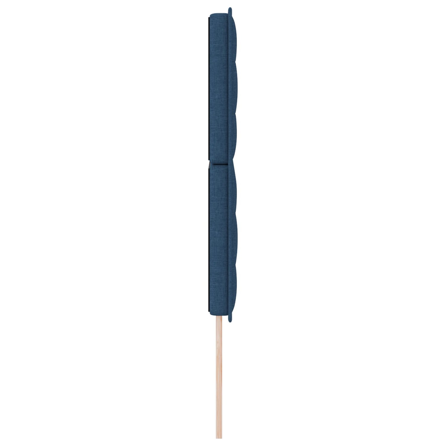 Hoofdbord Lijnen Design Blauw 140 Cm Stof