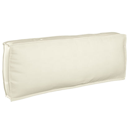 Palletkussen Voor Rugsteun 120X40X12 Cm Oxford Stof Crème