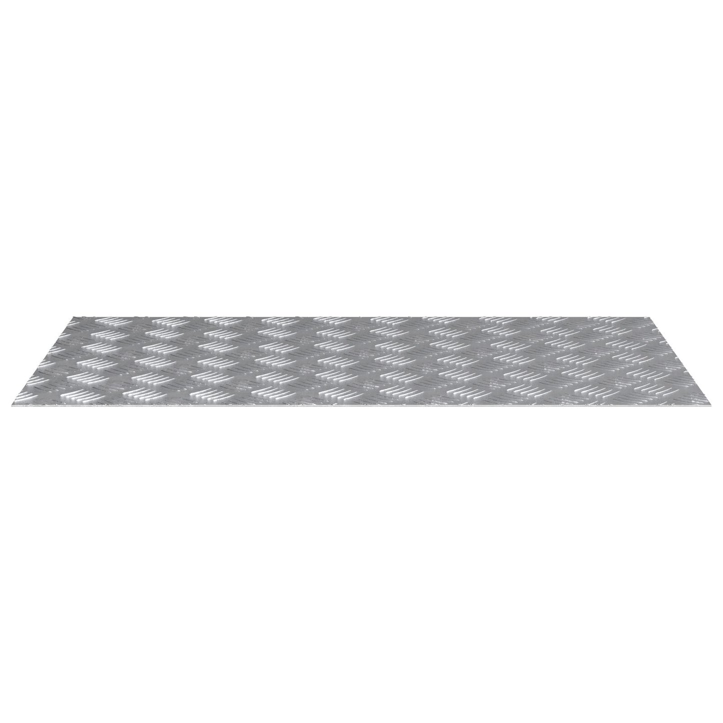 Aluminium Checker Platen 2 Stuks Antislip 90X50 Cm 90 x 50 x 0.3 cm Rechthoekig