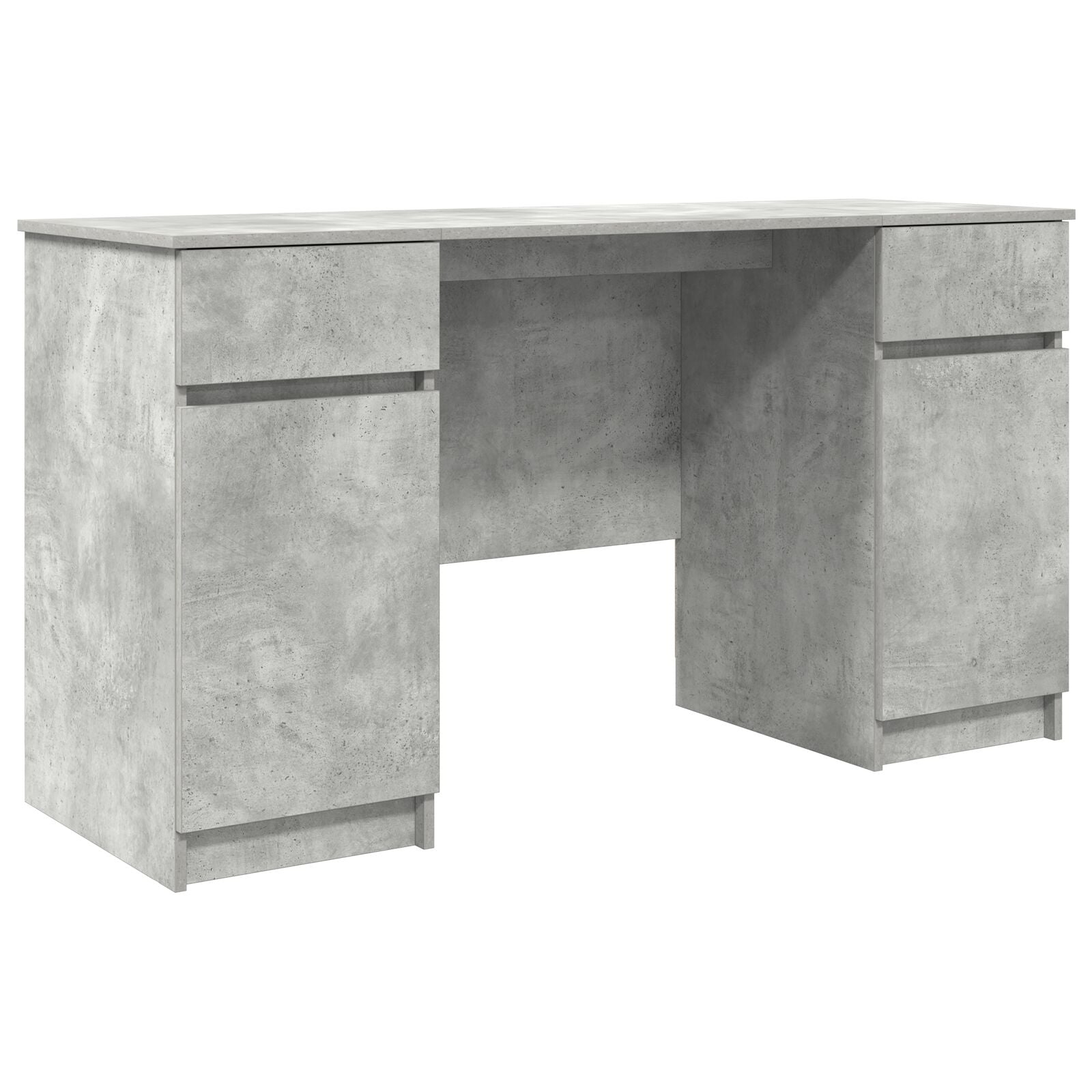 Bureau Betongrijs 140X49X76 Cm Geengineerd Hout