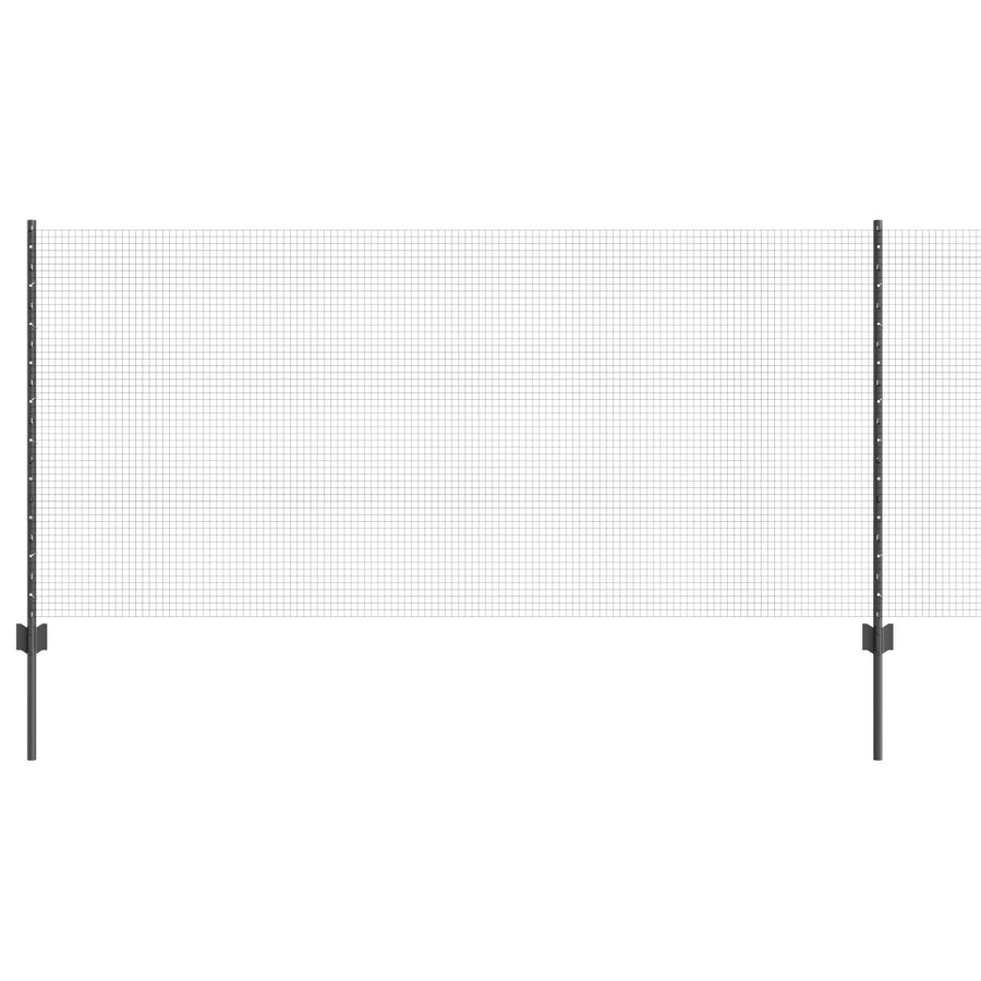 Kipgaasomheining Set Set Van 2 Grijs Metaal 10 X 1 M Duurzaam
