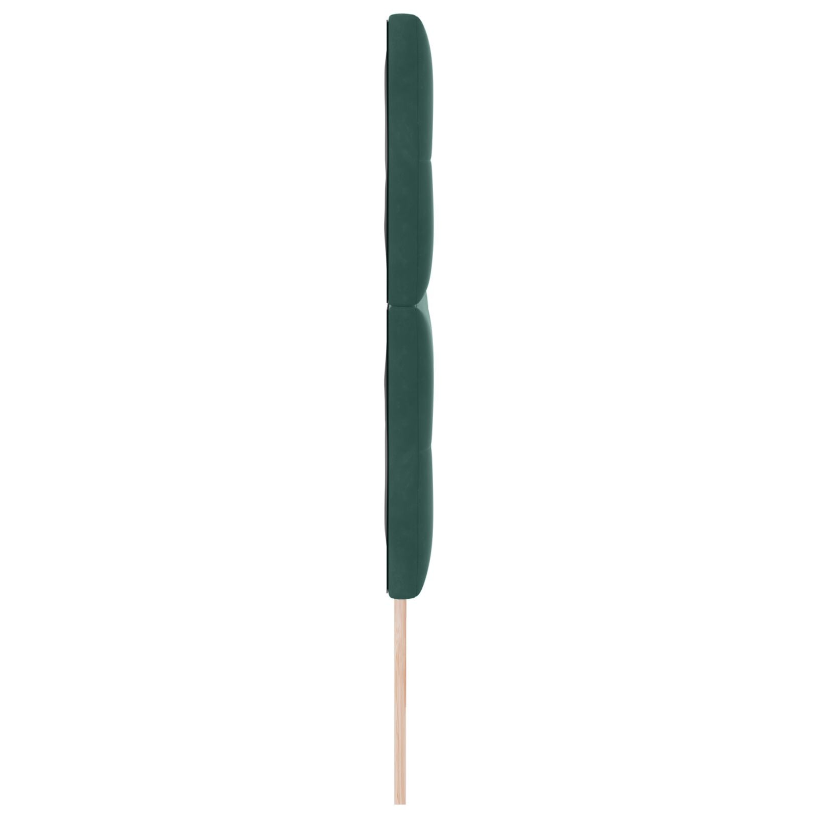 Hoofdbord Knopen Tufted Fluweel Donkergroen 180 cm Hoog hoofdbord
