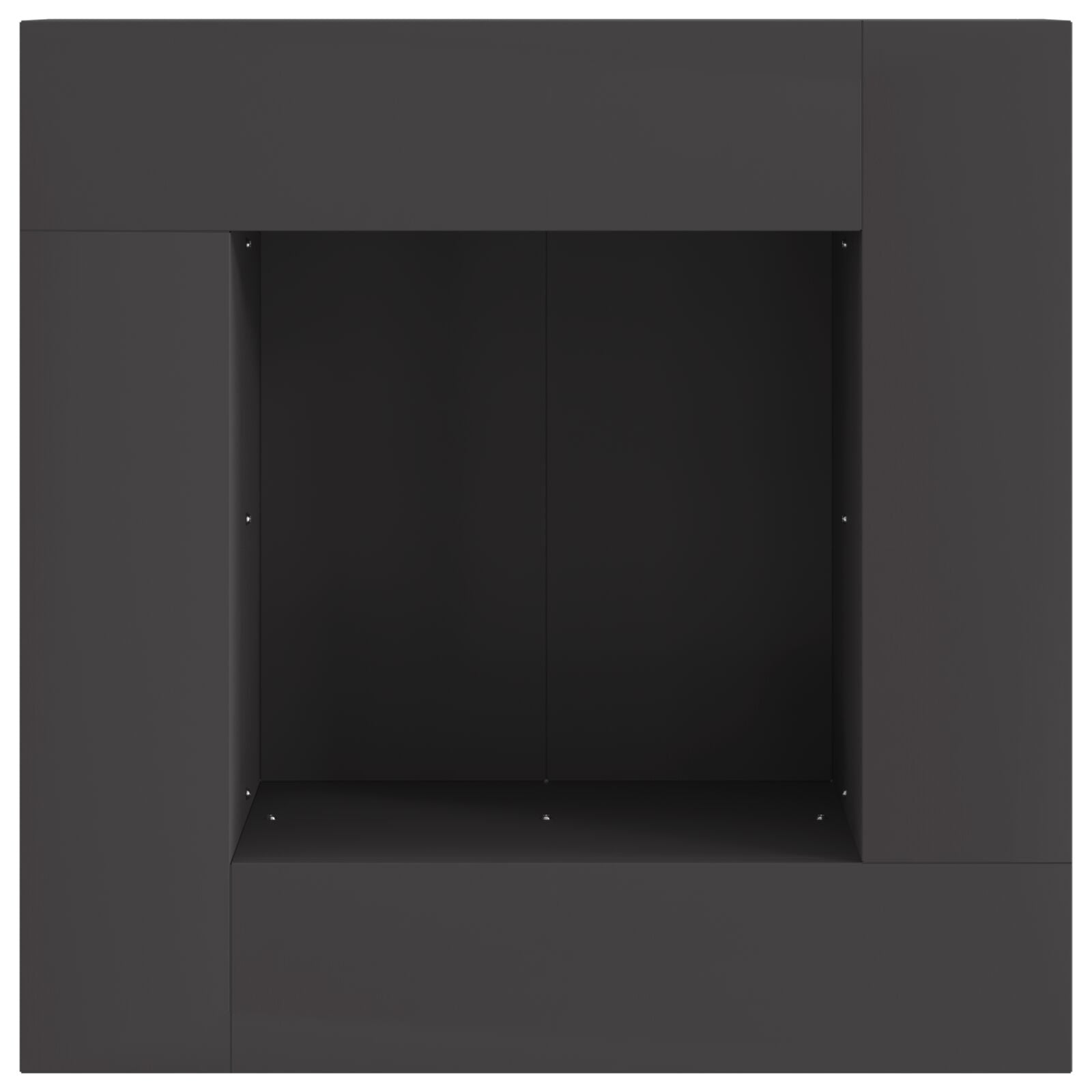 Vuurkorf Vierkant Zwart Staal Koudgewalst staal/Zwart 60 x 60 x 30 cm