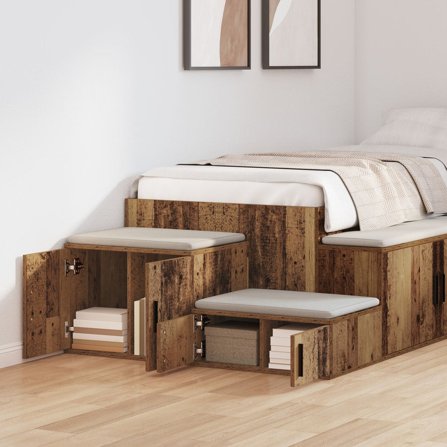 Opbergkast Oude Hout Gemaakt Van Geengineerd Hout Oud hout 103 x 41 x 40 cm