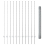 Draadhek 1.4x25 m staal zilver