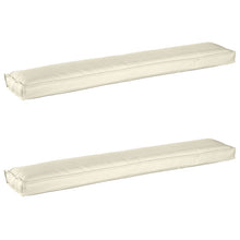 Palletkussens Voor Bank 2 Stuks 200X40X8 Cm Oxford Stof Crème