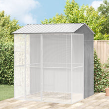 Vogelvolière Grijs 215X210X247 Cm Staal