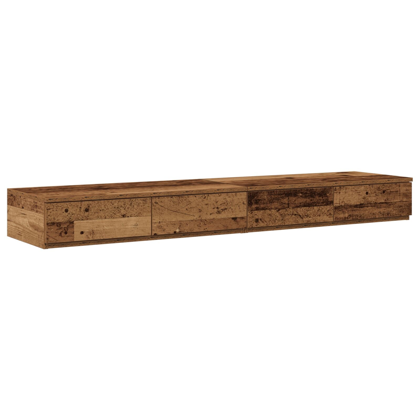 Bedlade Oude Hout 135X36,5X16,5 Cm Gelamineerd Hout Oud hout 135 x 36.5 x 16.5 cm