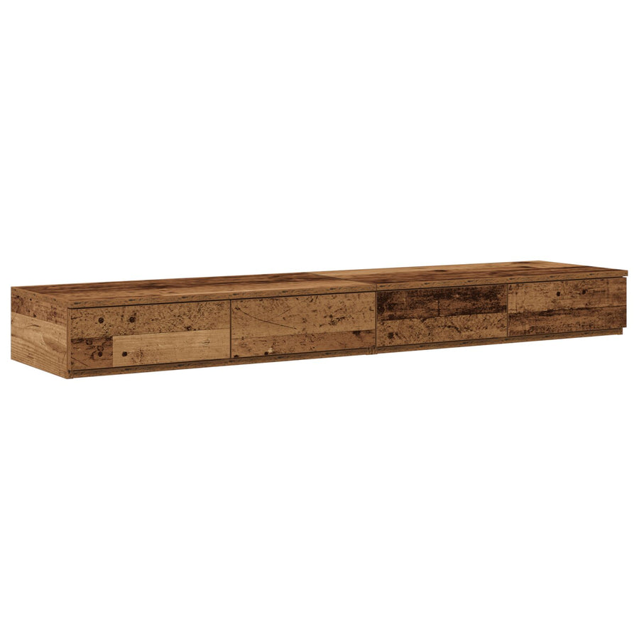 Bedlade Oude Hout 135X36,5X16,5 Cm Gelamineerd Hout Oud hout 135 x 36.5 x 16.5 cm