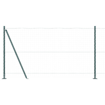 Heipalen Set Van 52 Beton, Staal 3.2 X 3.2 X 68.5 Cm Groen 130 cm 26x betonnen paal