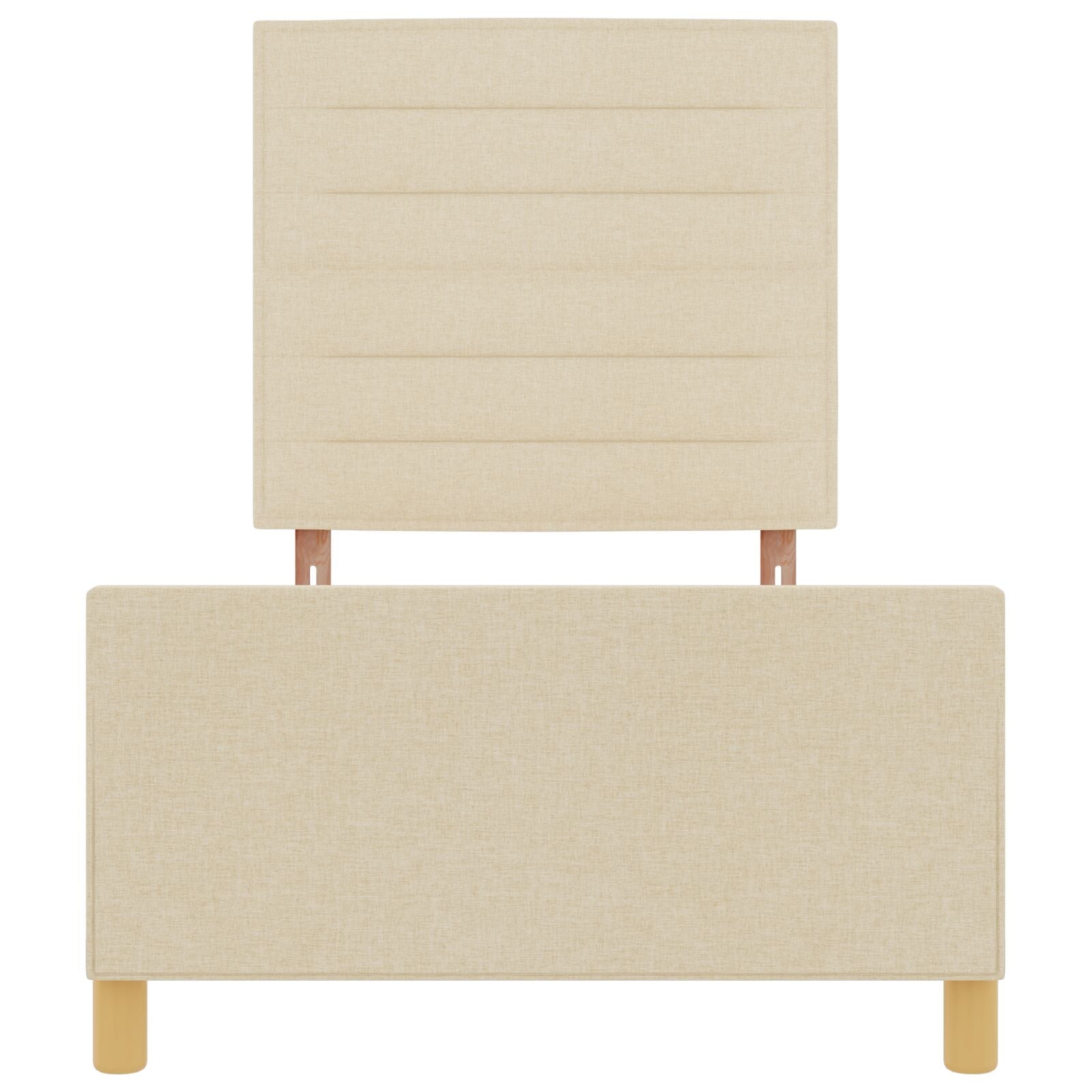 Bedbodem In Crème, 80X200 Cm, Stof Crème