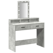 Kaptafel Met Led-Verlichting Betonnen Grijs Beton grijs 100 x 41 x 140 cm