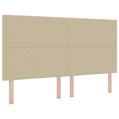 Hoofdbord Eenvoudig Ontwerp Lichtgroen Grijs Corduroy Stof Licht groen grijs 180 cm Hoog hoofdeinde