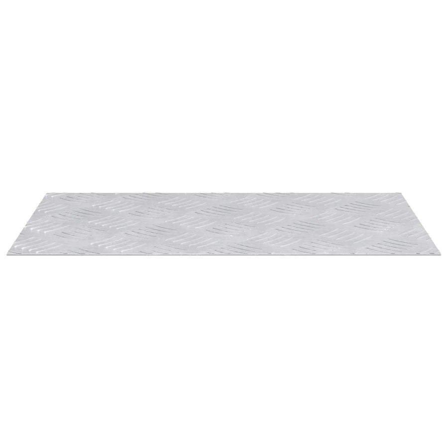 Aluminium Checkerplaten - Set Van 4, Antislip, 50X30 Cm 50 x 30 x 0.2 cm Rechthoekig