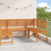 5-Delige Tuinbankset Van Massief Acaciahout zonder kussen 3 banken + 2 stoelen
