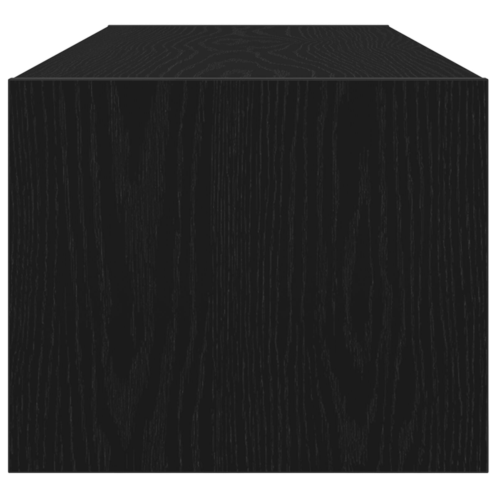 Tv-Meubel Zwart Eiken 100X31X25,5 Cm Bewerkt Hout