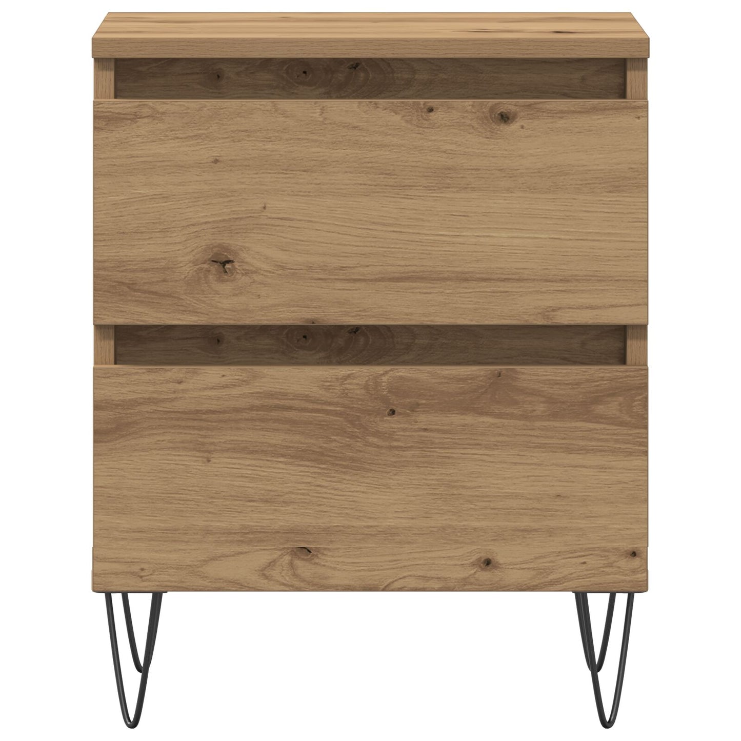 Nachtkastjes 2 Stuks Ambachtelijk Eiken 40X35X50 Cm Gegaan Hout