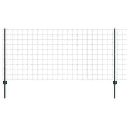 Tuin Omheining Set Set Van 2 Groen Pvc Gecoat Staal 10 X 1 M