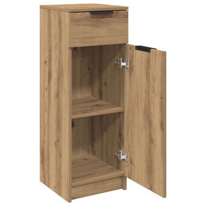 Badkamerkast 32X34X90 Cm Gefabriceerd Hout Ambachtelijk eiken