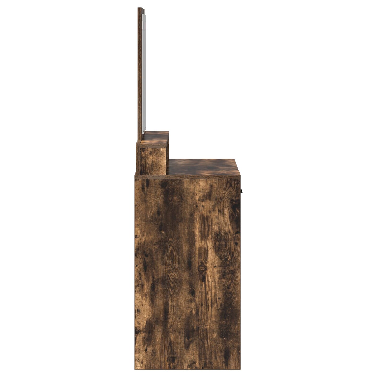 Make-Uptafel Met Lades 79 x 41 x 140 cm Gerookt eiken
