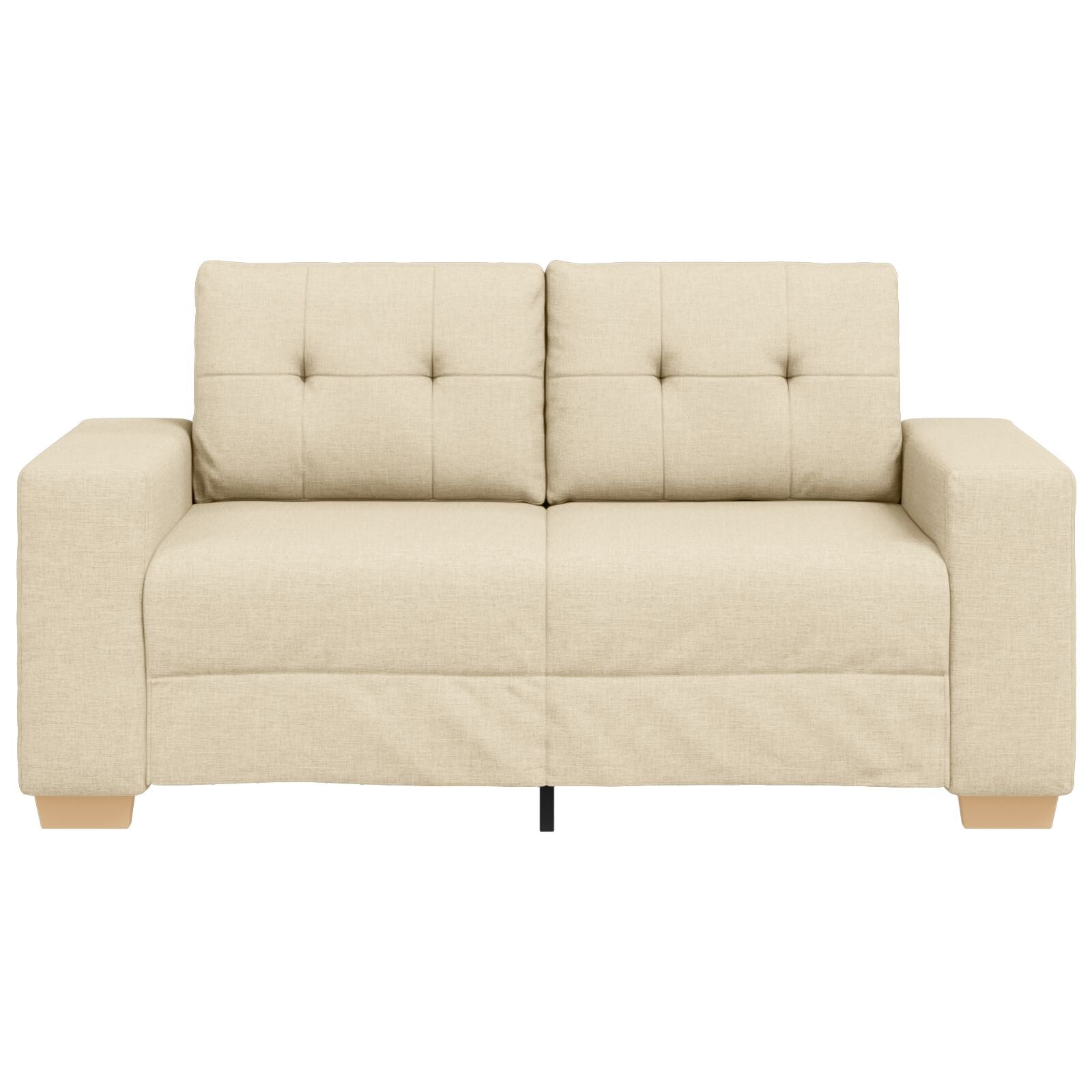 Loveseat Sofa Stof Crème 120 cm