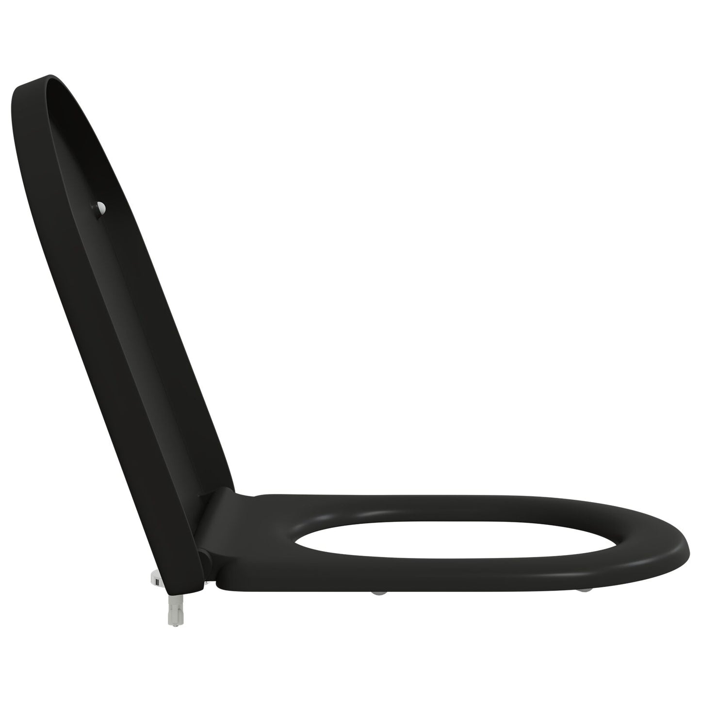 Toiletbril Met Snelle Release En Zachte Sluiting Duroplast Zwart