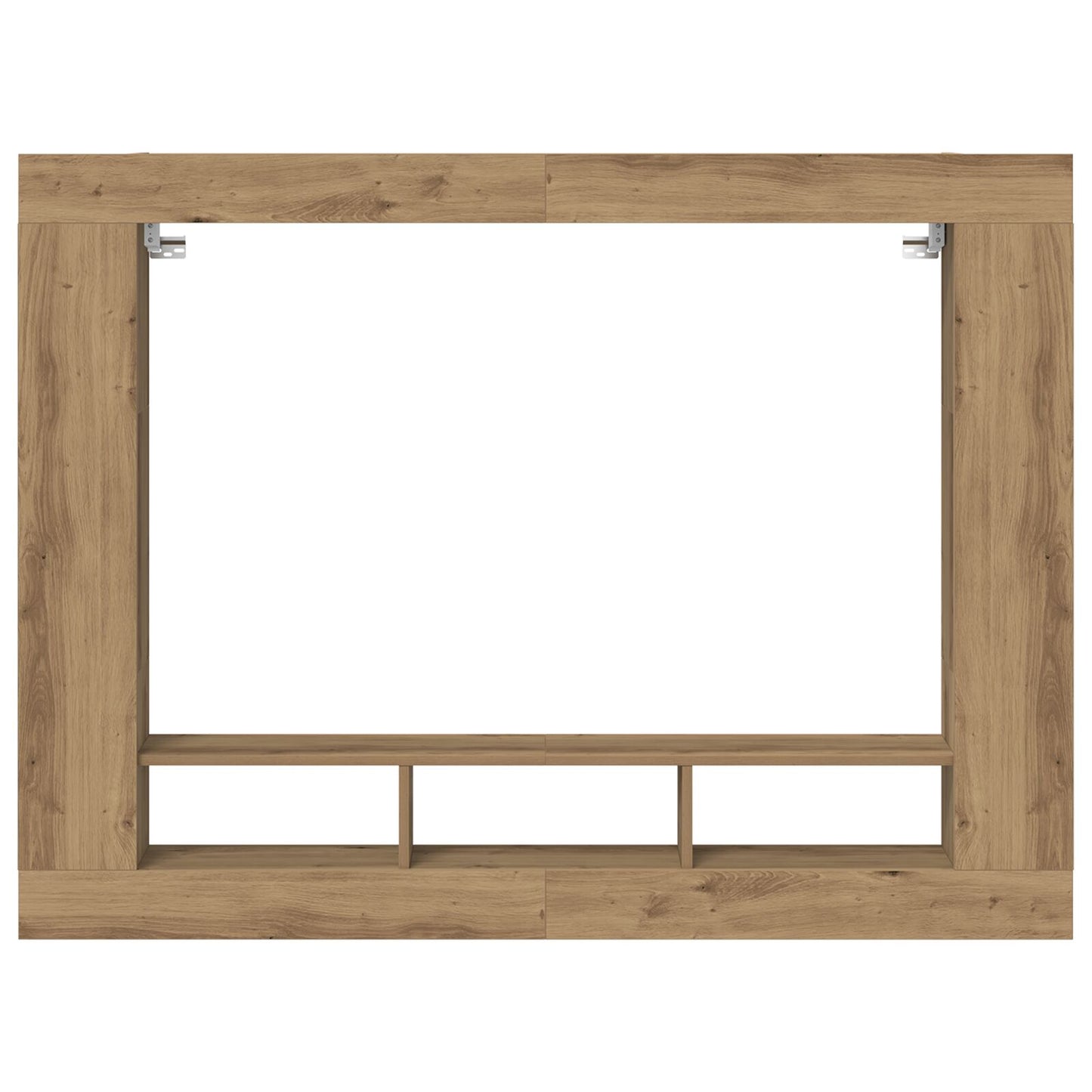 Tv-Kast Aan De Muur Artisan Eiken 152X22X113 Cm Ambachtelijk Eiken