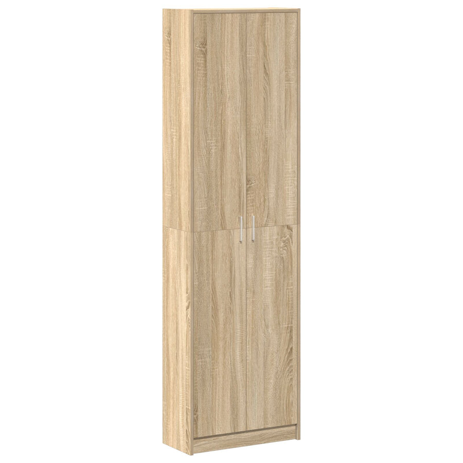 Kledingkast Sonoma Eiken 55x25x189 cm Bewerkt Hout