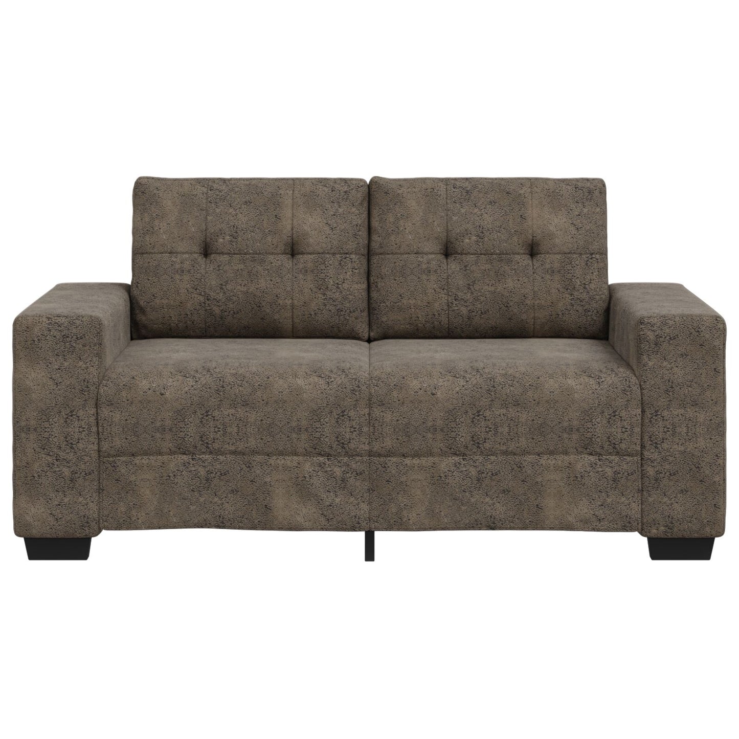 Loveseat Bank Kunstleer Donkergrijs 120 cm 120 cm