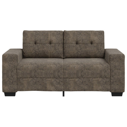 Loveseat Bank Kunstleer Donkergrijs 120 cm 120 cm