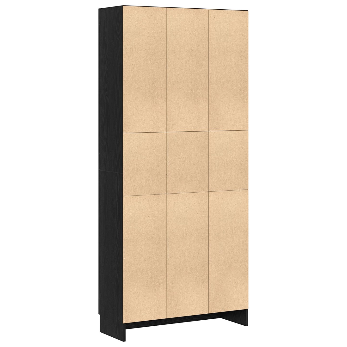 Boekenkasten Set Van 2 Zwart Eiken 82,5X30,5X185 Cm Houtbewerking