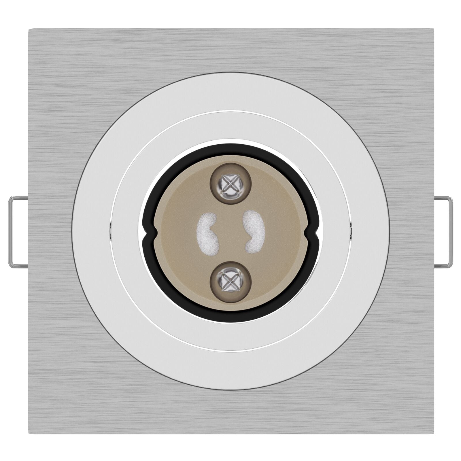 Ingebouwde Spots 24 Stuks Vierkante Gu10 Zilver 91X91 Mm