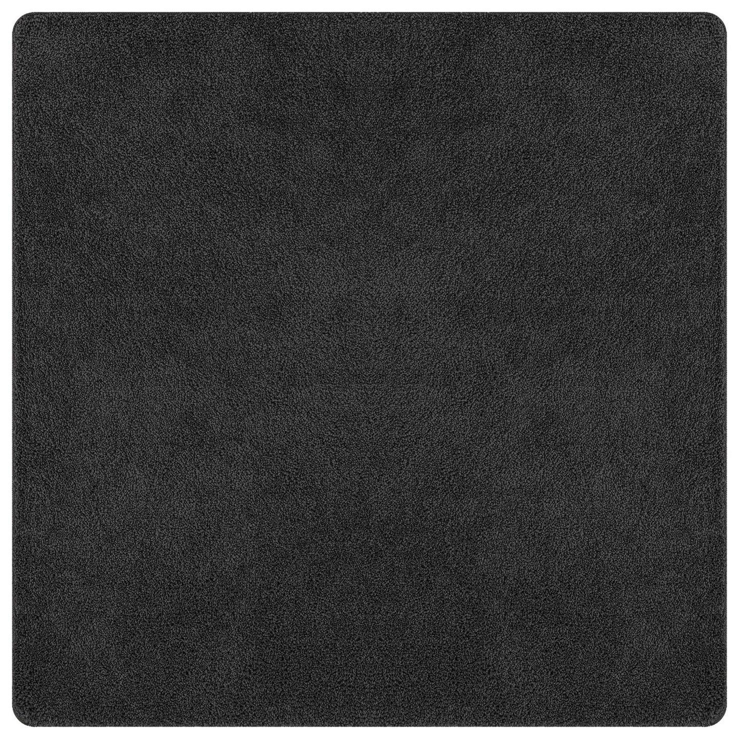 Shaggy Vloerkleed Met Latex Achterkant Donkergrijs 200 x 200 cm
