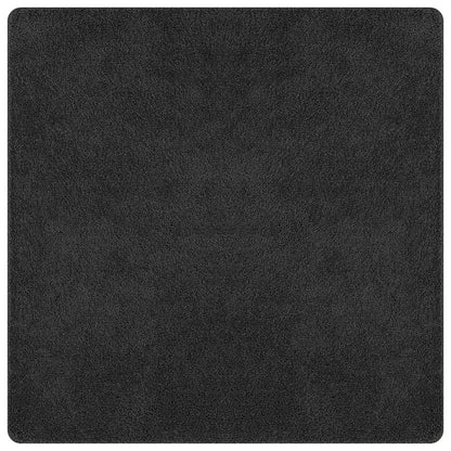 Shaggy Vloerkleed Met Latex Achterkant Donkergrijs 200 x 200 cm