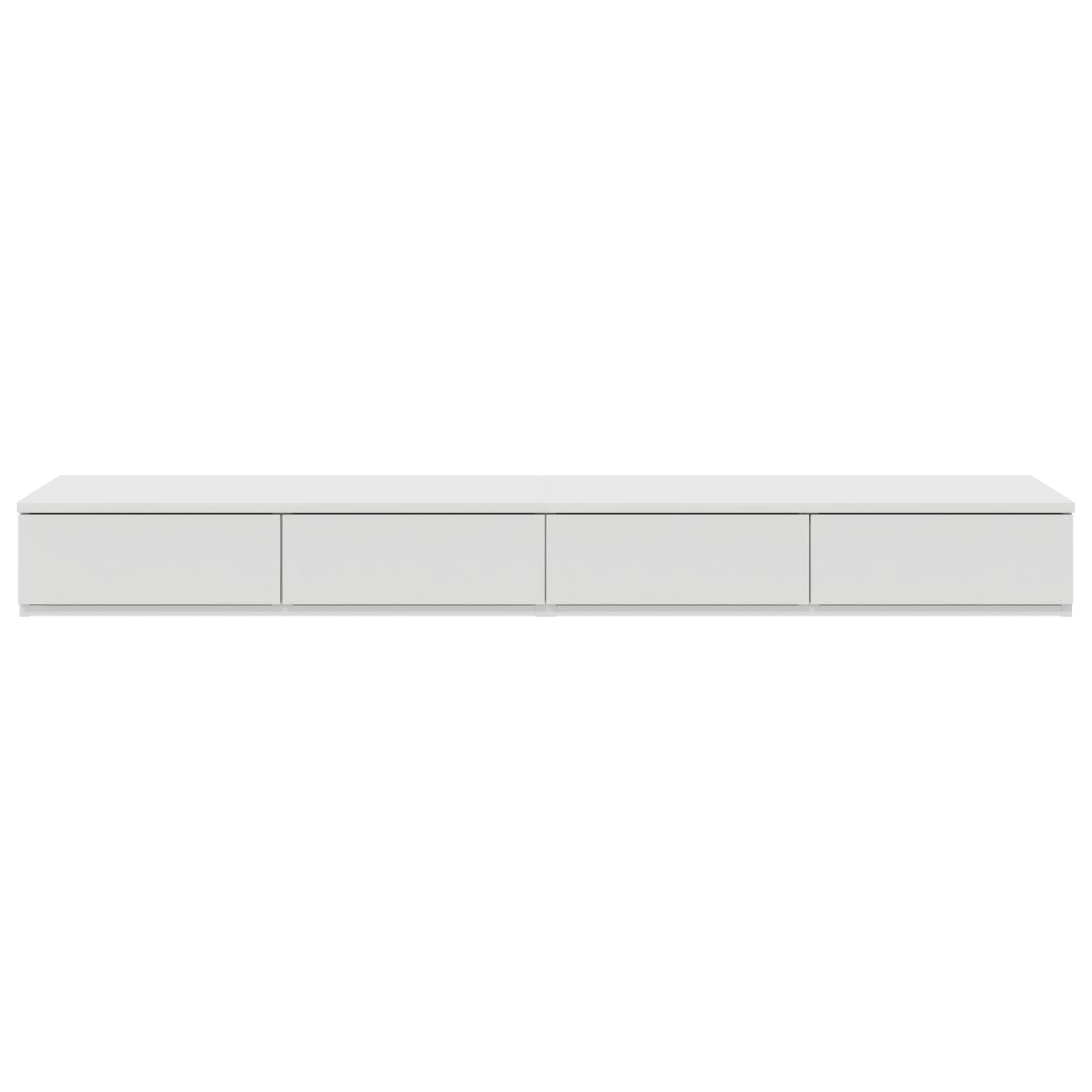 Nachtkastjes Mdf Nachtkastje Wit 140 x 36.5 x 16.5 cm