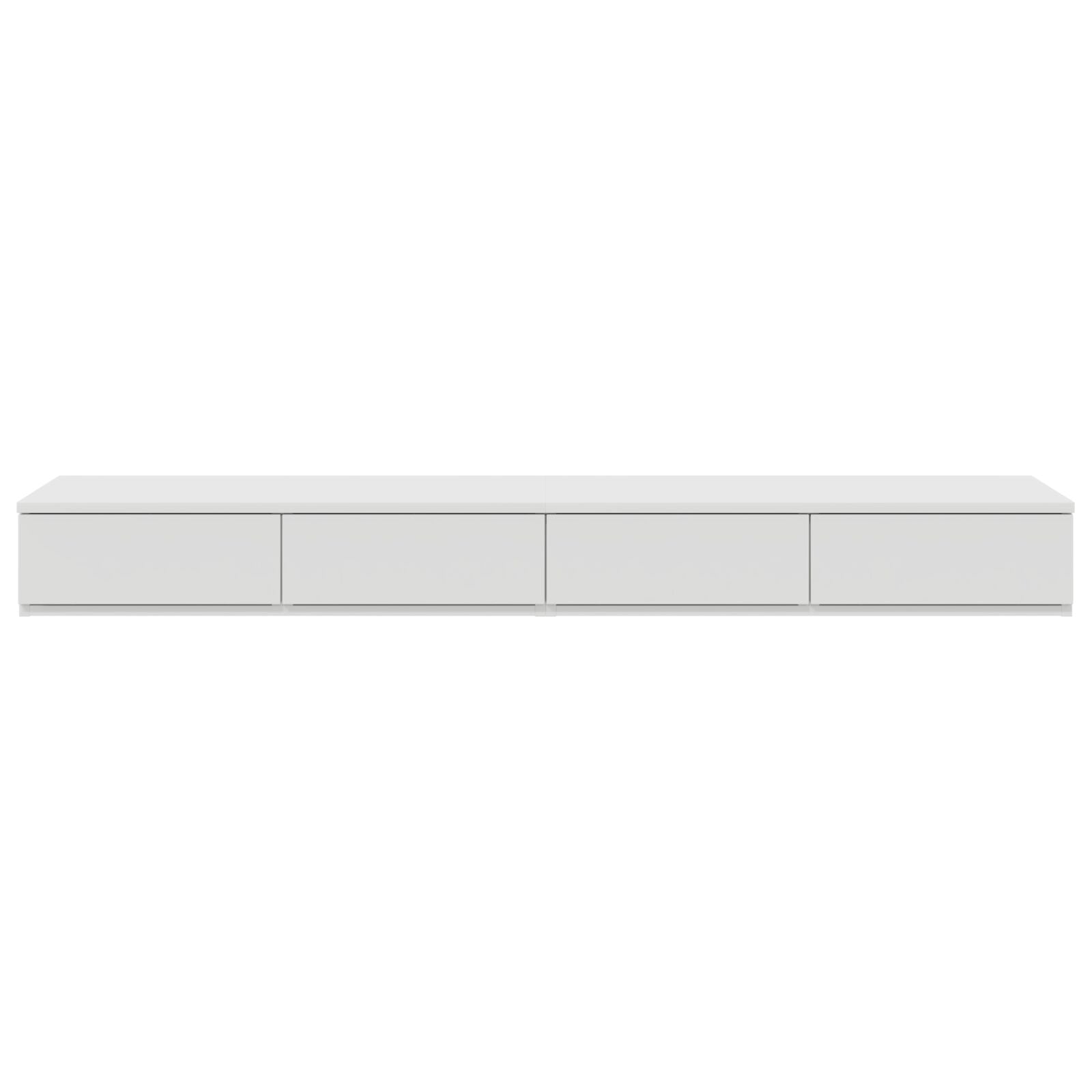 Nachtkastjes Mdf Nachtkastje Wit 140 x 36.5 x 16.5 cm