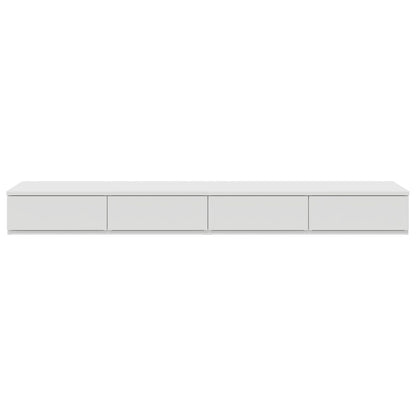 Nachtkastjes Mdf Nachtkastje Wit 140 x 36.5 x 16.5 cm