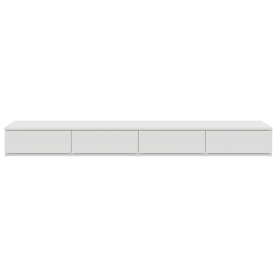 Nachtkastjes Mdf Nachtkastje Wit 140 x 36.5 x 16.5 cm