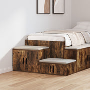 Storage Cabinet 2 pcs Smoked Oak 103 x 41 x 40 cm Engineered Wood