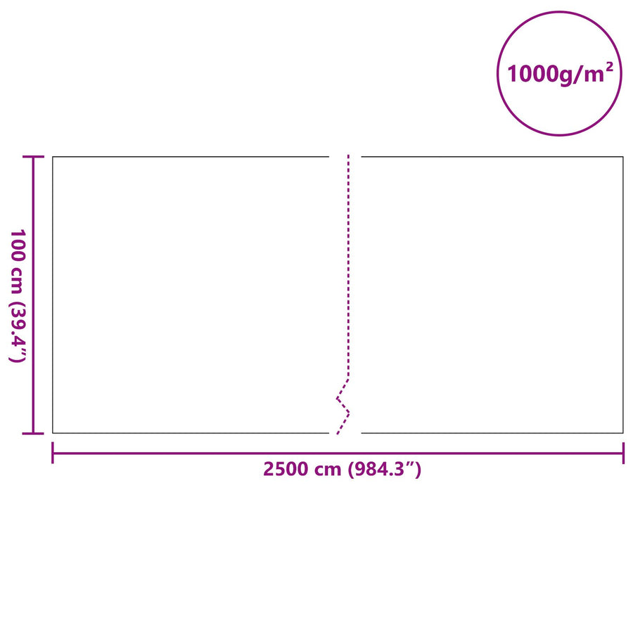 Vijver Fleece 1000 g/㎡ 1 x 25 m