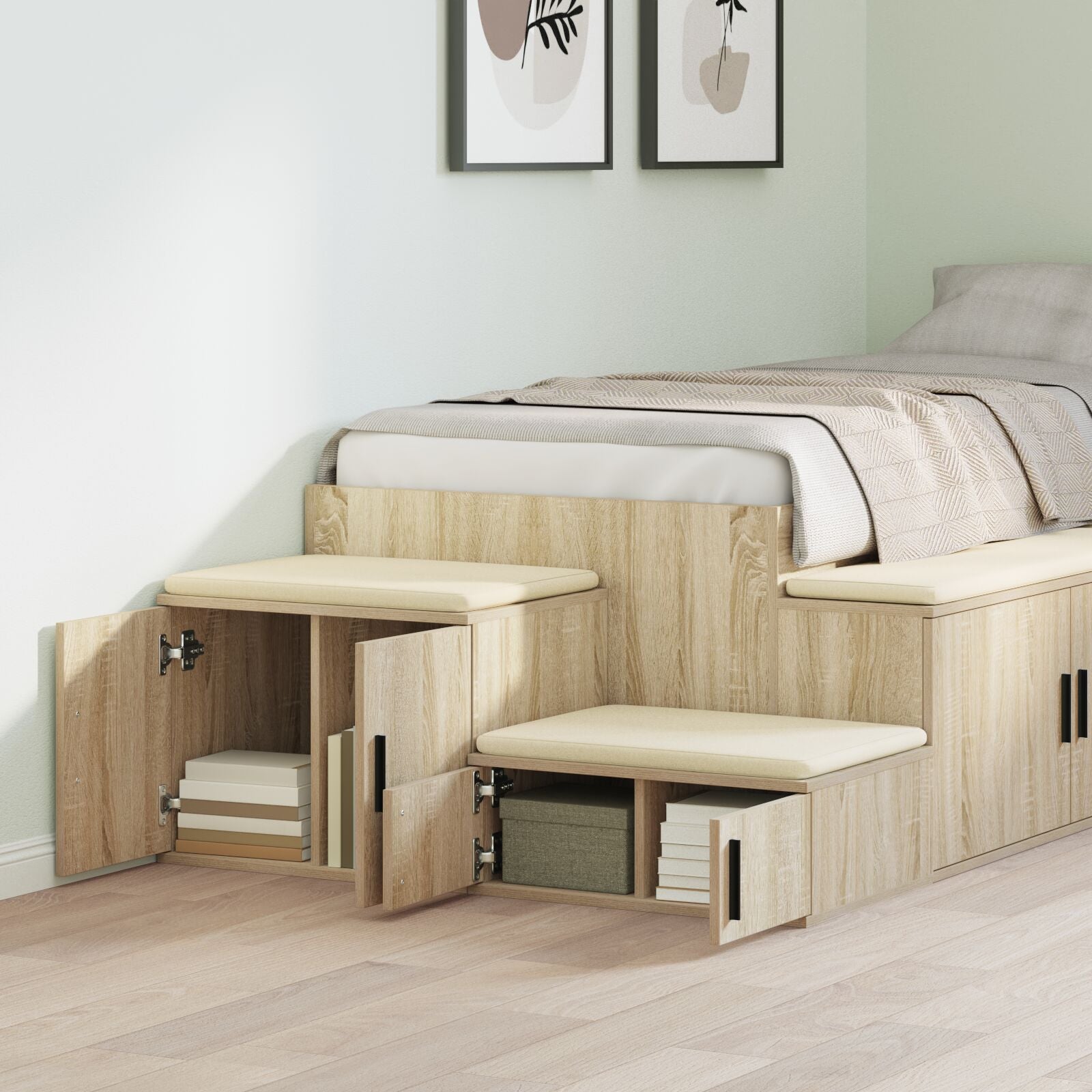 Opbergkast Sonoma Eik Gemaakt Van Bewerkt Hout Sonoma eiken 108 x 41 x 40 cm